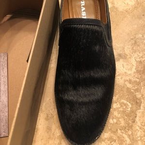 Trask genuine calf hair flats. Size 7